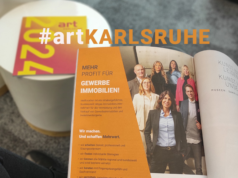 art Karlsruhe reallocation sponsert Kunst