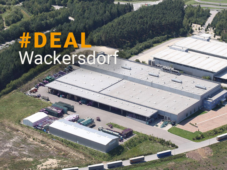 Dealmeldung Verkauf Logistikimmobilie Wackersdorf