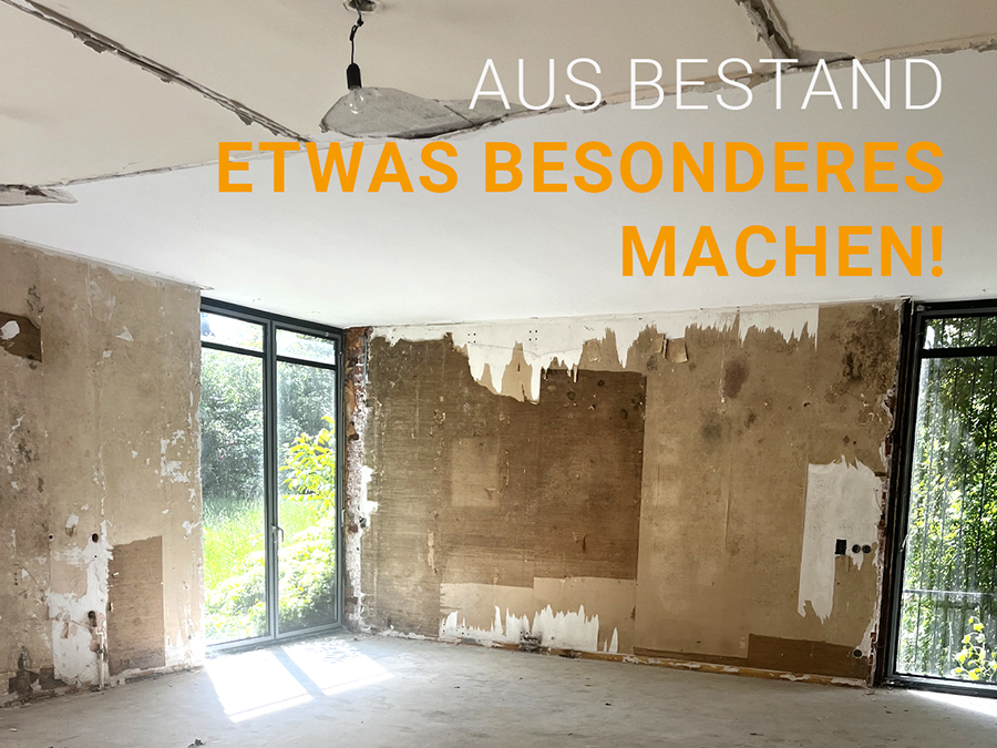 Bestand mit guter Lage und aussergewöhnlichem Grundstück